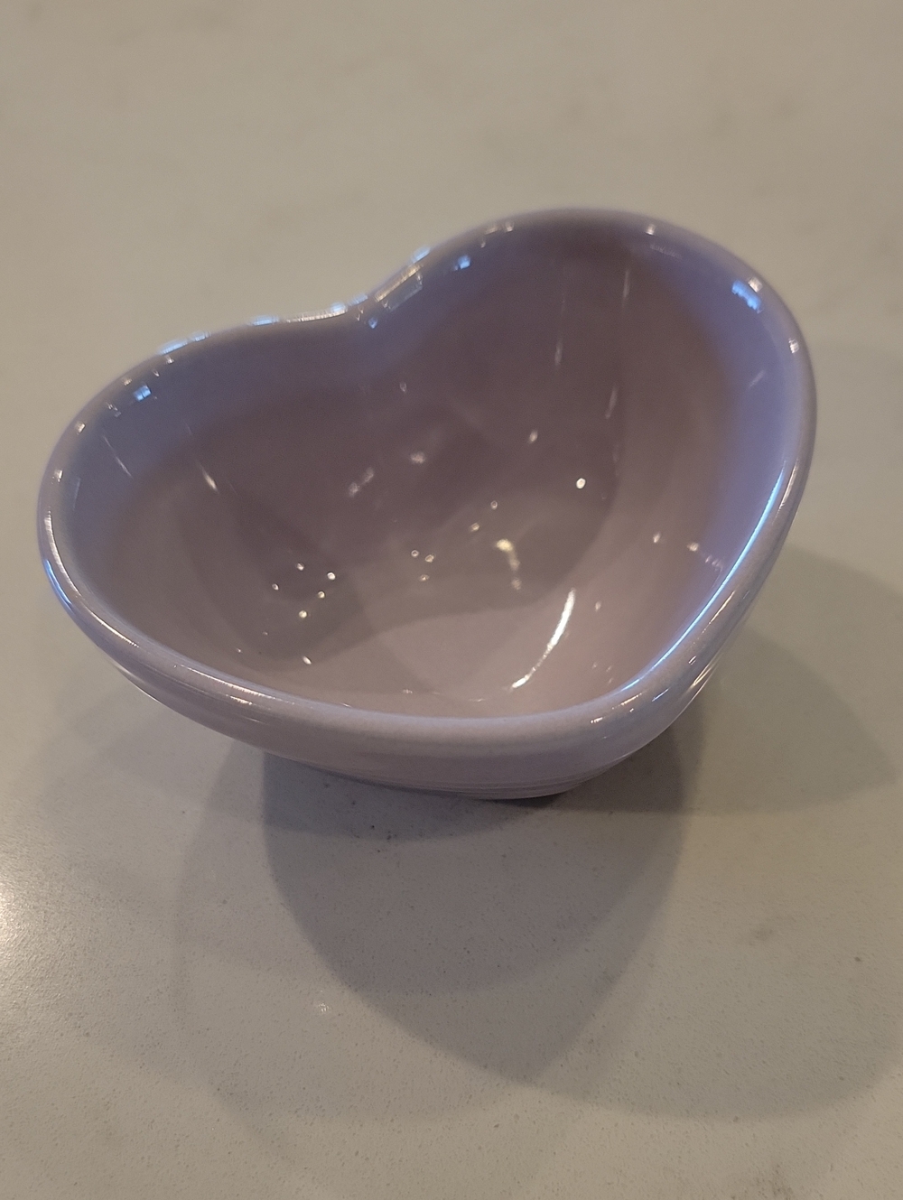 New Bluebell Purple Heart Dish